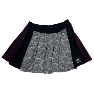 Adidas Shell Pleated Skirt Terry Athleisure Womens Medium